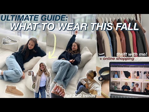 your guide to the PERFECT fall wardrobe! 2022 FASHION TRENDS, fall essentials, + shopping vlog! 🍂