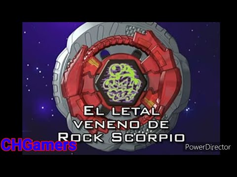 Beyblade Metal Fusión C37 El Letal Veneno de Rock Scorpio.
