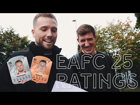 RATINGS | "Bodenlos!" 😂 F95-Spieler reagieren auf ihre Stats 🎮 ⚽️ | EA SPORTS FC 25 | REACTION