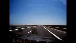 preview picture of video 'Romania Autostrada A4 20.07.2012 Part Ovidiu la Constanta'
