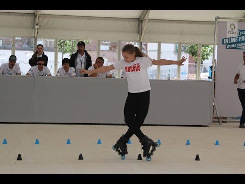 20180704/ Group 5 /1s round / Inline Freestyle Slalom Battle / Grigoreva / Jagielska / Kimu