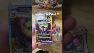 I pulled another sunbreon 🤩 #pokemon #collectiblecards #pokemonchannel #pokemontcg #pokemoncards