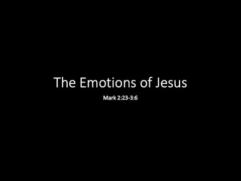 Mark 2.23-3.3 'The Emotions of Jesus' Mr Leighton Rowe 2023 03 26 pm