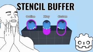 Stencil Buffer In Godot 4.5 is INSANE!