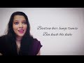 Dikshant - Aankhon se batana / Reply / Female version / Cover song / Lyrical / by - Dr. Atulya Gupta