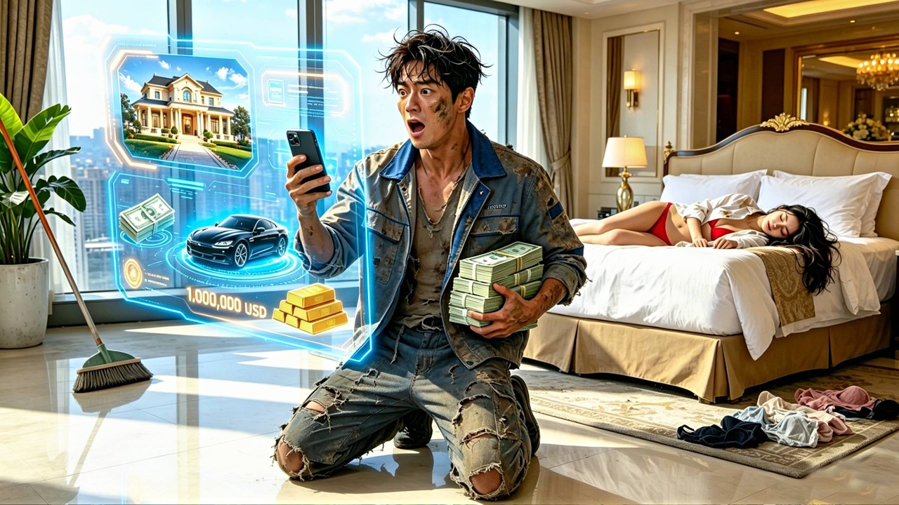 شاب فقير تعرّض للضرب ثم حصل على نظام خارق، حجز فندقًا بـ10 ملايين واستقبلته CEO جميلة!