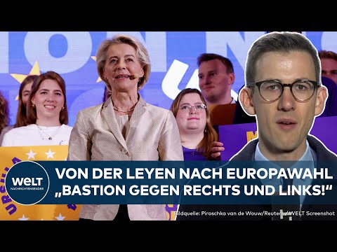 EUROPAWAHL: "Bastion gegen Rechts und Links!" Ursula von der Leyen legt Fokus auf Ampel in EU