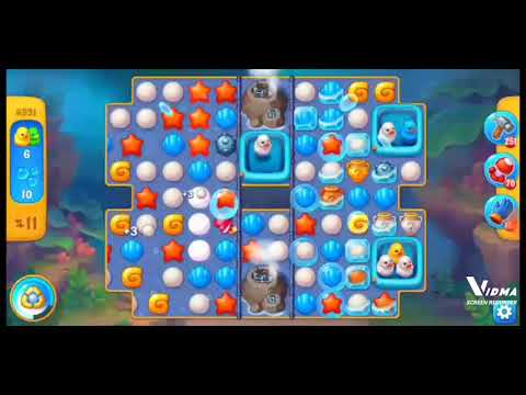 Fishdom. 9531 level no boosters and diamonds. 17 moves