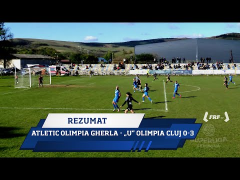 SuperLiga Feminină, Etapa 9: Atletic Olimpia Gherla - „U” Olimpia Cluj 0-3 (Rezumat, 19.10.2025)