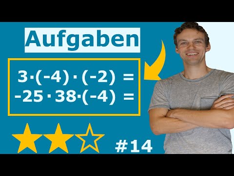 Rationale Zahlen multiplizieren und dividieren | mittlere Aufgaben mit Lösung und Erklärung | #14