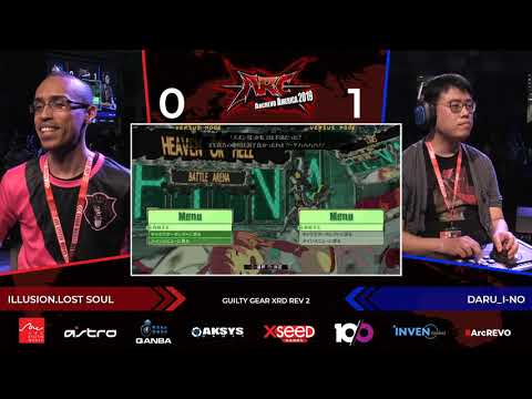 ArcRevo America 2019: Illusion.Lost Soul vs Daru_I-No - Guilty Gear Xrd Rev 2 - Winners Semifinals