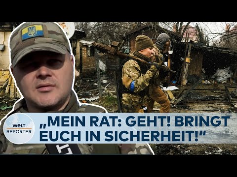 UKRAINE-KRIEG: Leben in der Kampfzone – Wie Soldaten Zivilisten mit Essen versorgen | WELT Reporter