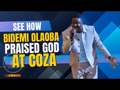 See How Bidemi Olaoba Praised God at COZA