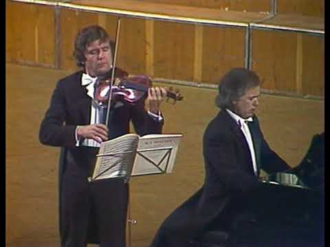 Viktor Tretyakov plays Mozart K. 378 & Franck Violin Sonata - video 1984