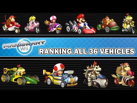 Ranking all 36 Mario Kart Wii Vehicles