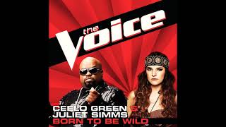Ceelo Green &amp; Juliet Simms | Born To Be Wild | Studio Version | The Voice 2
