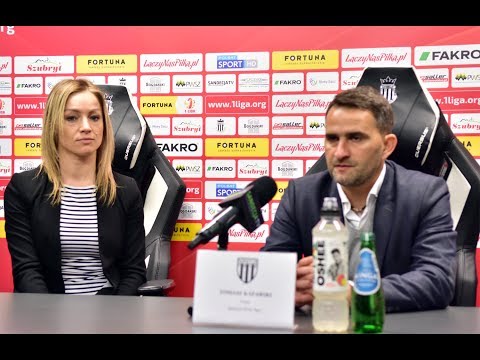 2018-11-24 Sandecja - Chrobry Głogów 1-0 (1-0), pomeczowa konferencja