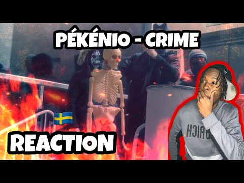 AMERICAN REACTS TO SWEDISH DRILL RAP! Pékénio - CRIME (Official Video)