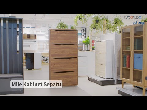 Gambar Informa Mile Kabinet Sepatu - Cokelat Walnut