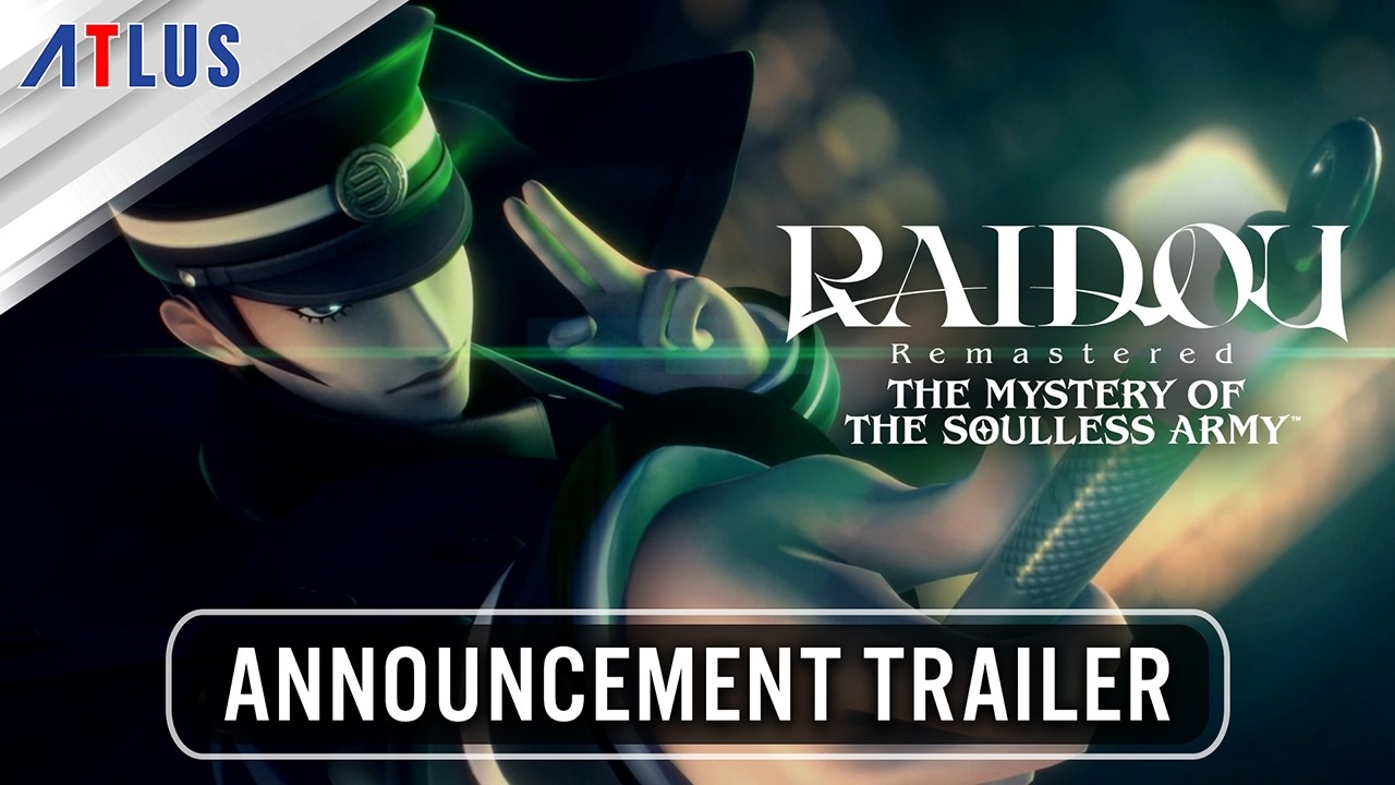 RAIDOU Remastered: The Mystery of the Soulless Army — Announcement Trailer - YouTube