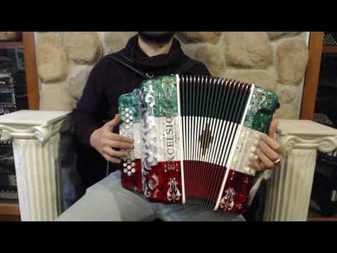 EXCELARGTRI - Tricolor Excelsior Arena 3 Diatonic Button Accordion GCF Sol MMM 34 12 $1799