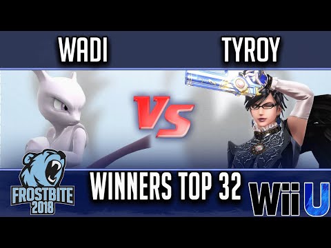 Frostbite 2018 Smash 4 Singles  WINNERS TOP 32 -  Wadi (Mewtwo) vs E2C | Tyroy (Bayonetta)