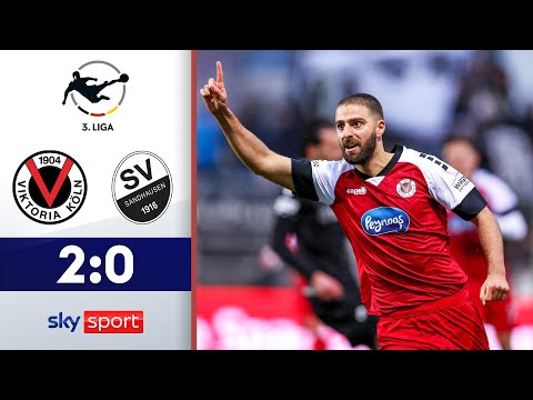 3 mal Rot und Doppelpacker! | FC Viktoria Köln - SV Sandhausen | Highlights - 3. Liga 2024/25