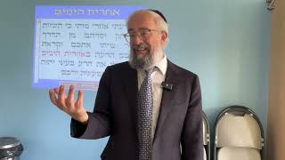 What is “The End of Days״ ? - Rabbi Yinon Kalazan (הרב ינון קלזאן) - התמונה מוצגת ישירות מתוך אתר האינטרנט יוטיוב. זכויות היוצרים בתמונה שייכות ליוצרה. קישור קרדיט למקור התוכן נמצא בתוך דף הסרטון