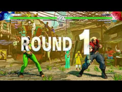 STREET FIGHTER V MonstaKakarot (Laura) vs Punk (Nash)