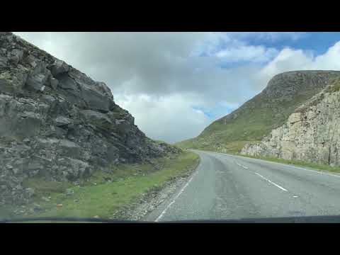 Driving in the Outer Hebrides - Tarbert to the Clisham, Isle of Harris - July 2021