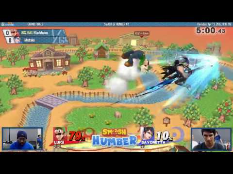 Smash @ Humber 2 - Mistake (Bayo, ZSS) vs LGS EMG Blacktwins (Luigi, Lucario) - Smash 4 Grand Finals
