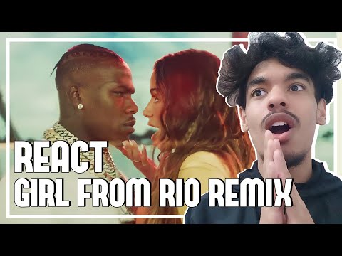 Reacting to Girl From Rio Remix - Anitta ft. DaBaby (Audio) | Gahh Morass