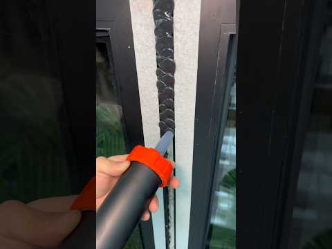 Professional Aluminum Glass Door Silicone Caulking: Satisfying Precision like Welding
