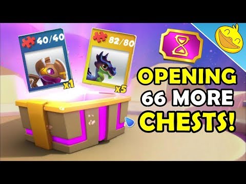 Unlocking 2 NEW DRAGONS! Opening 66 MORE Divine Chests! - DML #1100