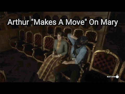 Can Arthur Make a Move on Mary Linton in the Theater (Hidden Scene) - Red Dead Redemption 2