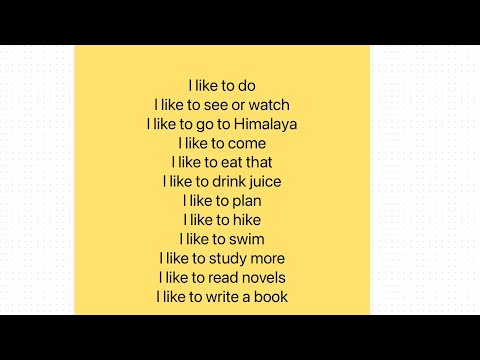 Learn usage of “I like to” in #kannada #spokenkannada #yashaswikannadavaani #learnkannada
