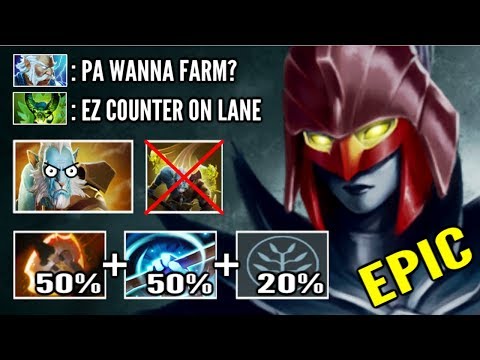 EPIC 120% Cleave Damage PA Counter PL Crazy Pressure in Lane Most Crazy Combo Build WTF Dota 2