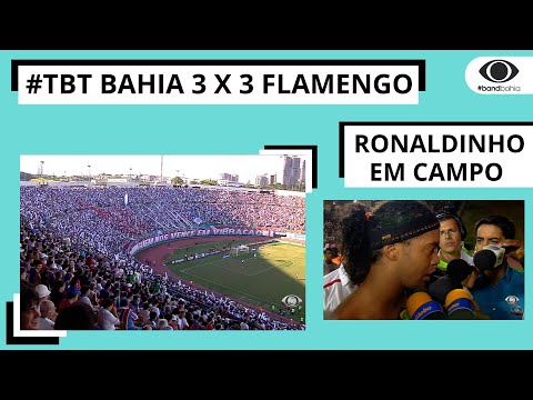 #TBT| Bahia 3 x 3 Flamengo com Ronaldinho Gaúcho em 2011 no Pituaçu