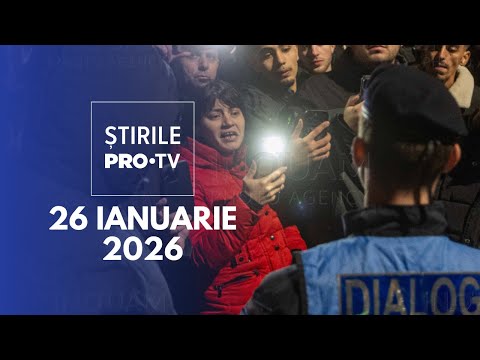 Știrile PRO TV - 26 Ianuarie 2026 | Suspectul crimei din Timiș, internat la spital