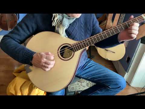 Carvalho PTB312 All-solid Irish bouzouki with case image 8