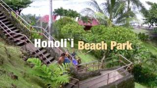 preview picture of video 'Hilo, Hawaii: Honoli`i Beach Park Surfing'