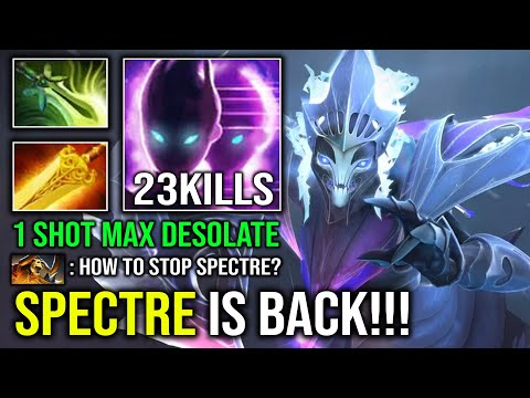 SPECTRE IS BACK +60% Evasion Raid Boss 1 Shot Global Haunt Max Desolator Hard Carry Dota 2