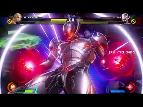 Haggar/Captain Marvel (Me) vs Gamora/Ultron (Mega_Jon8)