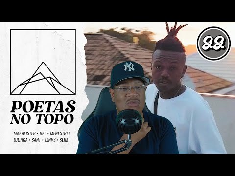 Reação a Poetas No Topo 1 - Makalister, BK', Menestrel, Djonga, Sant, Jxnvs, Slim - Com Legendas