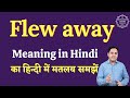 Flew away meaning in Hindi | Flew away ka matlab kya hota hai | English to hindi