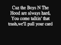 Boyz N The Hood - Eazy E - Lyrics 