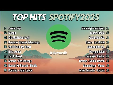 Top Hits Spotify Indonesia 2025 | Top Spotify Indonesia 2025 | Lagu Hits Spotify 2025 | Lagu Terbaru