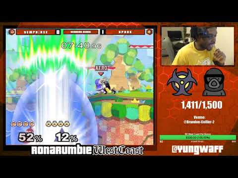 Rona Rumble: West Coast X | Winner's Semis | Axe (Pikachu) vs Spark (Axe)