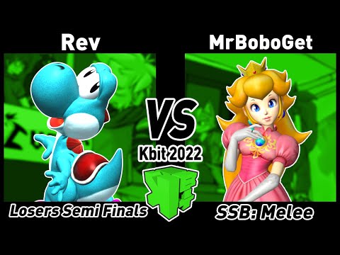 Kbit 2022 Losers Semi Finals - Rev (Yoshi) Vs. MrBoboGet (Peach) SSBM