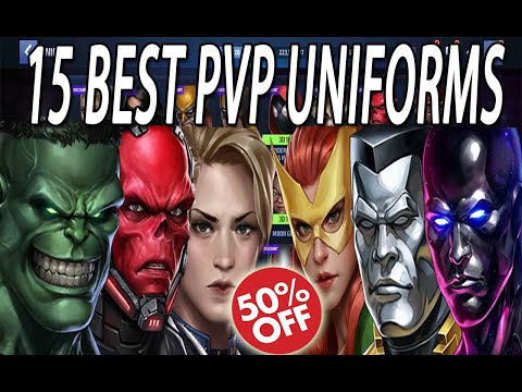 TOP 15 PVP MUST-BUY UNIFORMS (VETERAN & NEW PLAYER & F2P LIST) - Marvel Future Fight